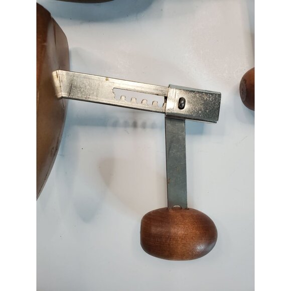 Adjustable Wooden Shoe Stretchers 2-1/2 Metal Hardware 8.5-10-5" - Picture 4 of 16